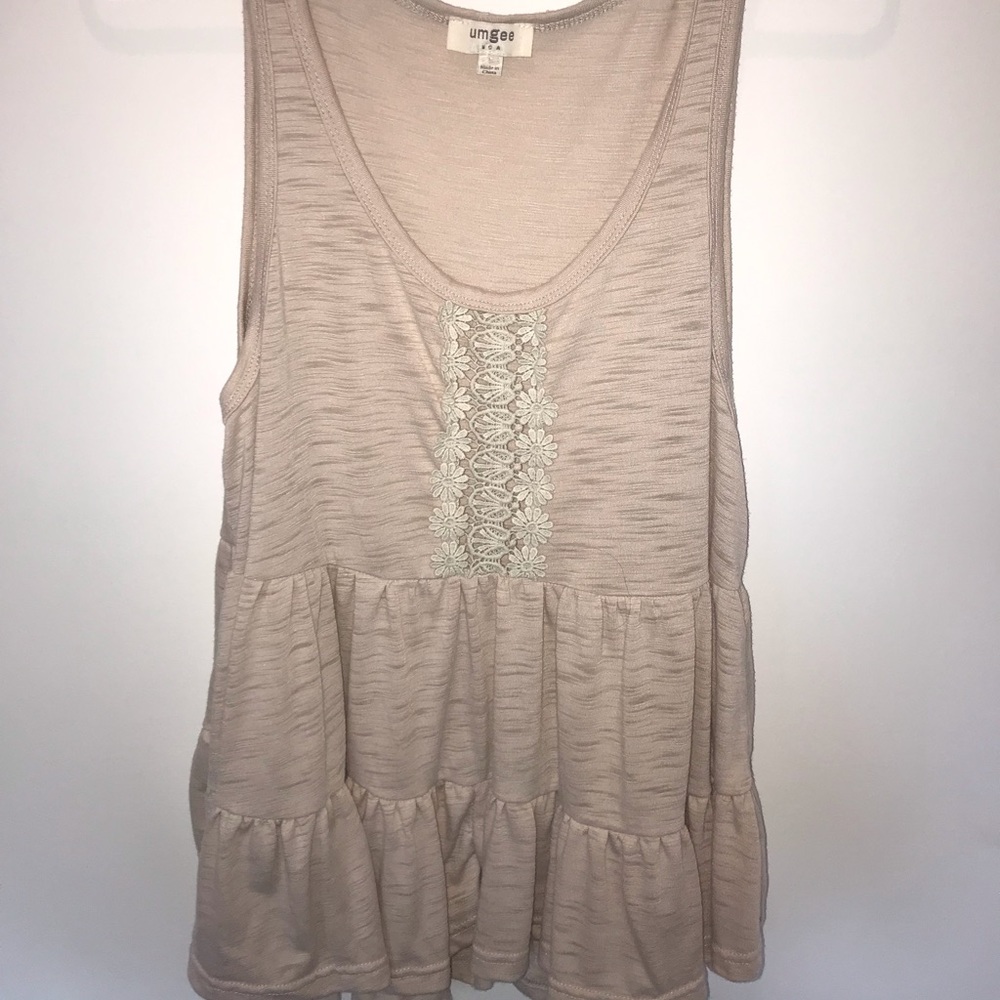 Beige tank top